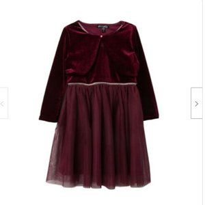 AVA AND YELLY Holiday Party Dress Cardigan Set